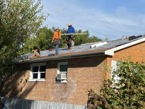 workers on roof