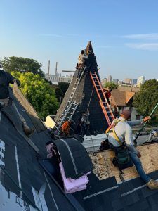 workers on roof