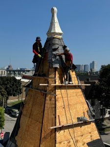 workers on roof