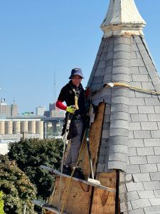 workers on roof